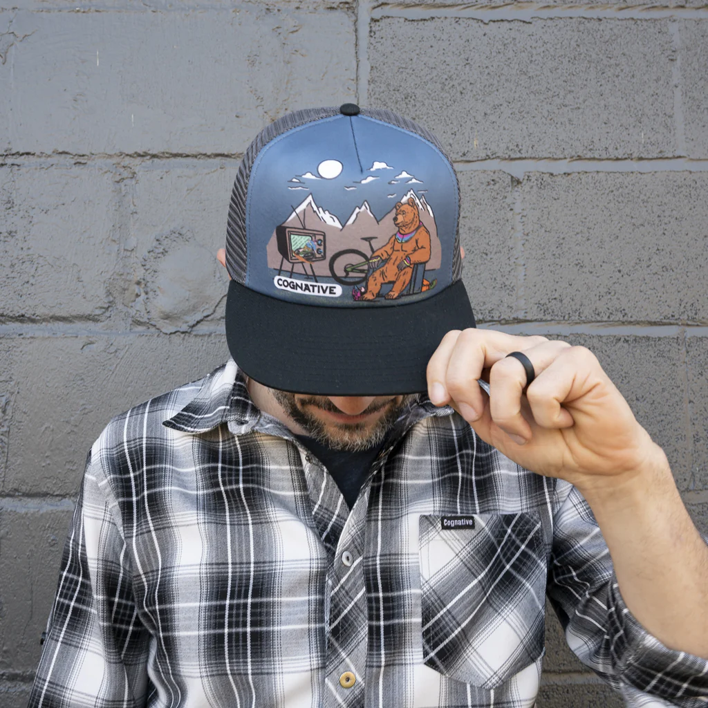 Bear Attack Foam Trucker MTB Hat - Image 2