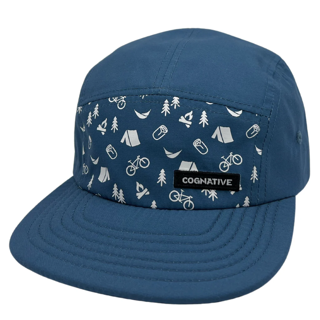 Factory Second - Cognative MTB Trail Hat (Favorite Things Blue) Bill slightly crooked