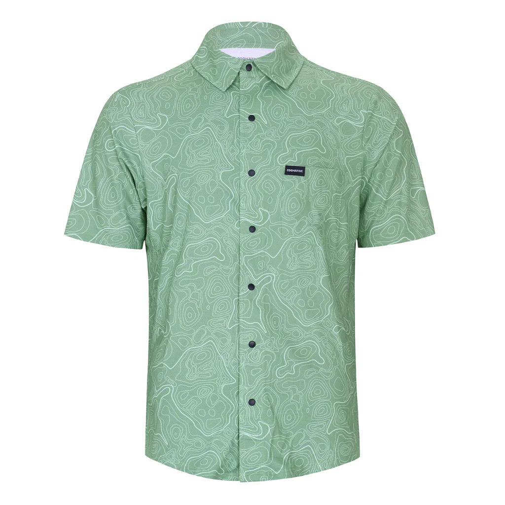 Men's Short Sleeve Catalyst Mountain Bike Button-Down Shirt - Image 10