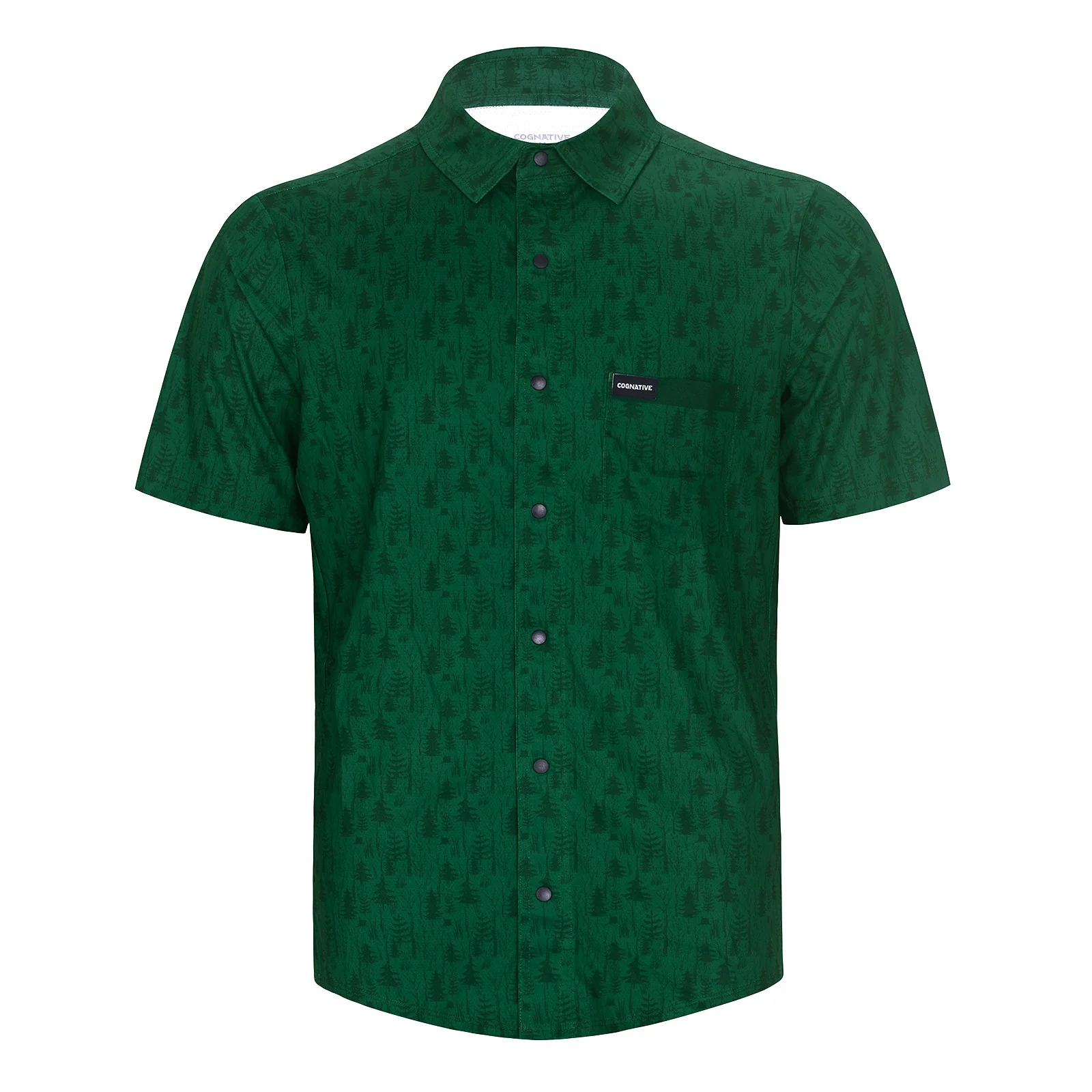 Men's Short Sleeve Catalyst Mountain Bike Button-Down Shirt - Image 21