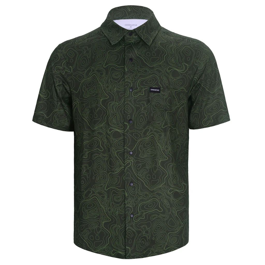 Men's Short Sleeve Catalyst Mountain Bike Button-Down Shirt - Image 31