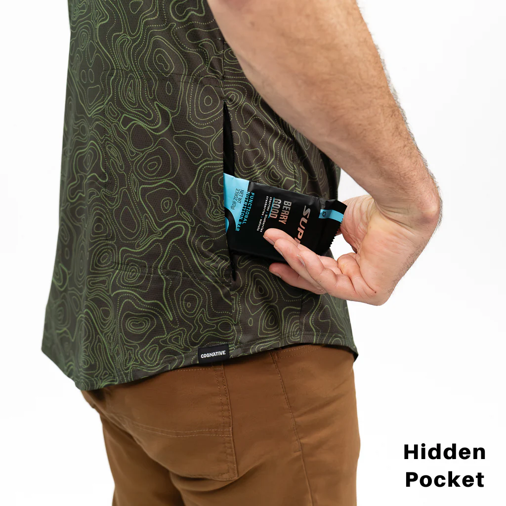 Men's Short Sleeve Catalyst Mountain Bike Button-Down Shirt - Image 34