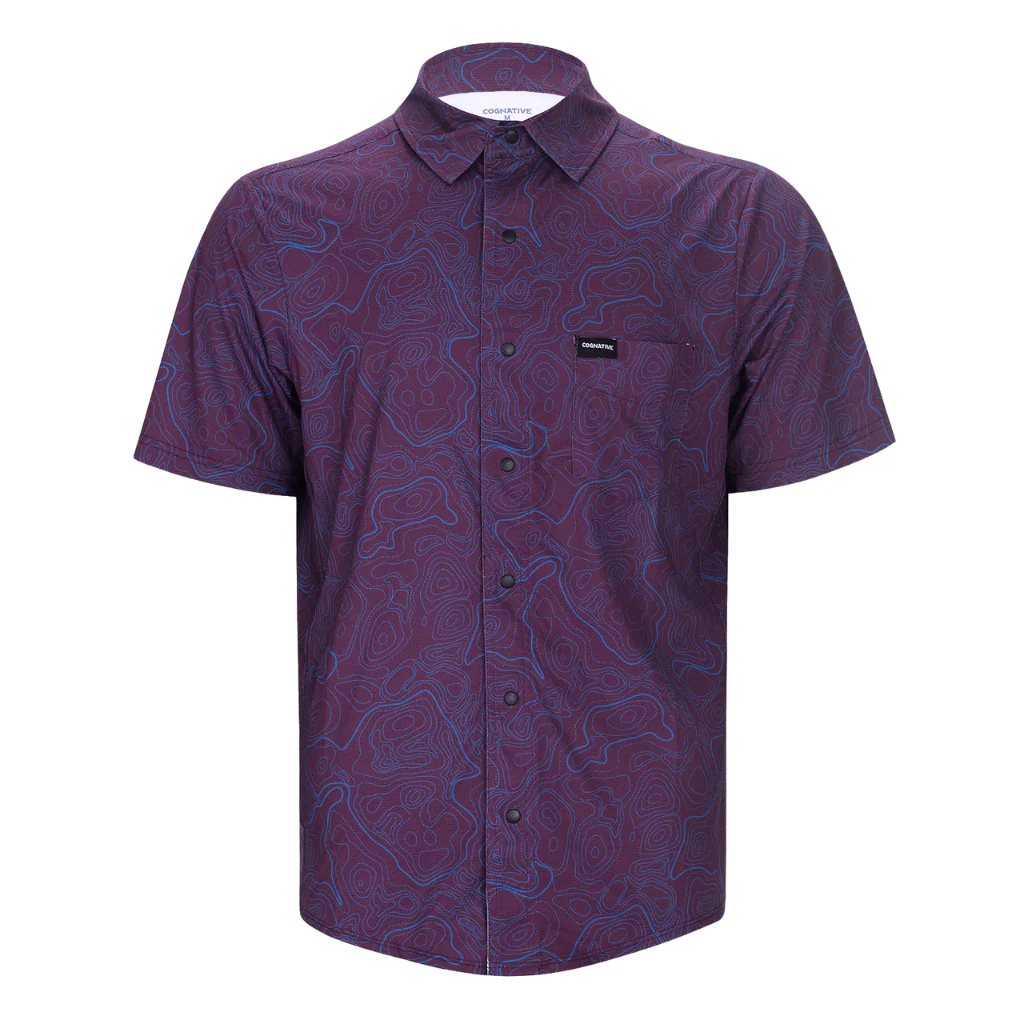 Men's Short Sleeve Catalyst Mountain Bike Button-Down Shirt - Image 5
