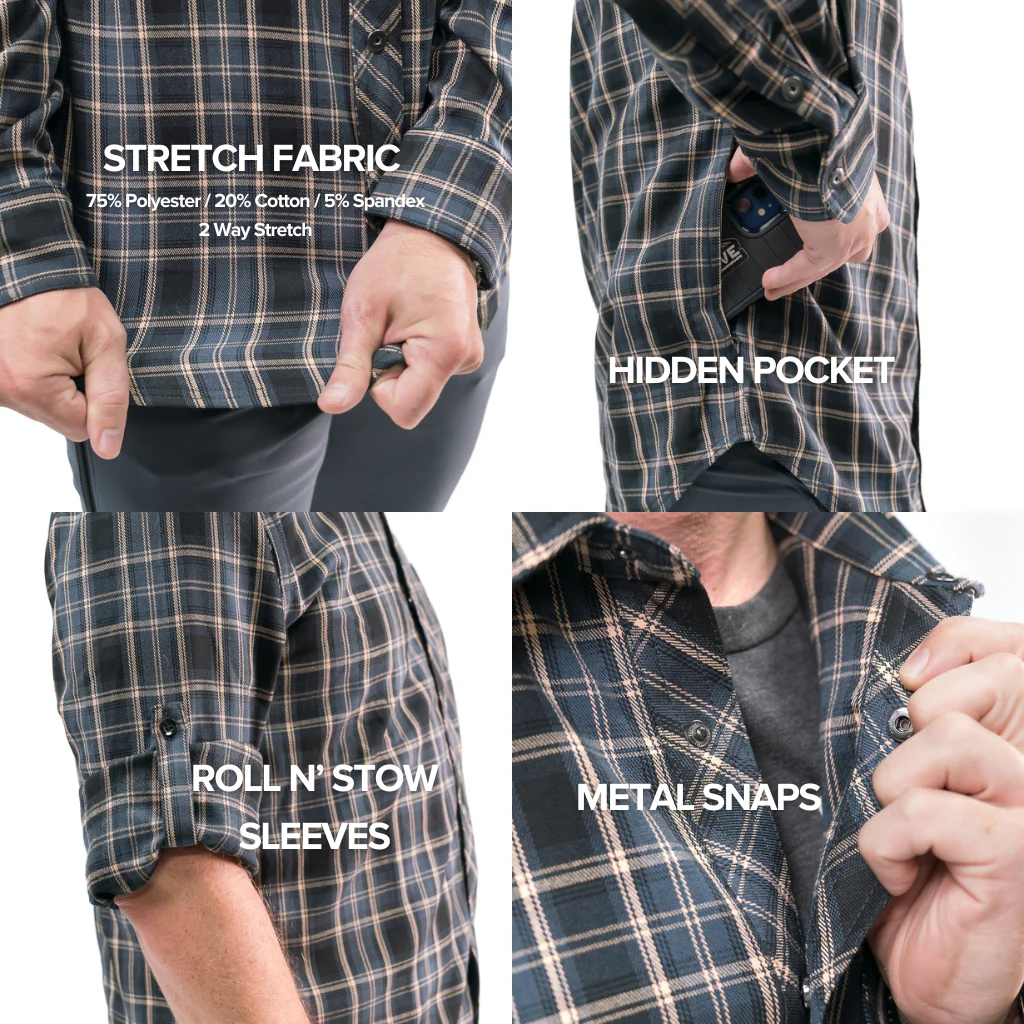 Men's Technical Mountain Bike Flannel - Image 3