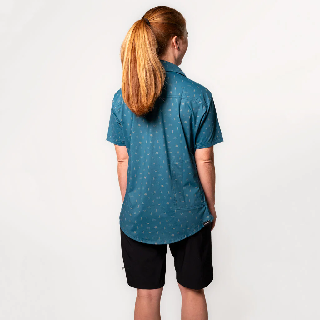SAMPLE Women's Short Sleeve Catalyst Button-Down Shirt (Pre-order) - Image 5