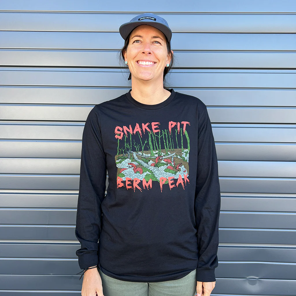Snake Pit - Berm Peak Unisex Long Sleeve Shirt (Black) - Image 3