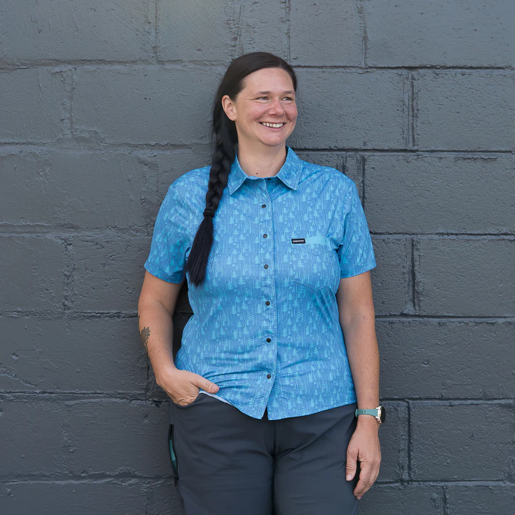 Women's Short Sleeve Catalyst Button-Down Shirt - Image 13