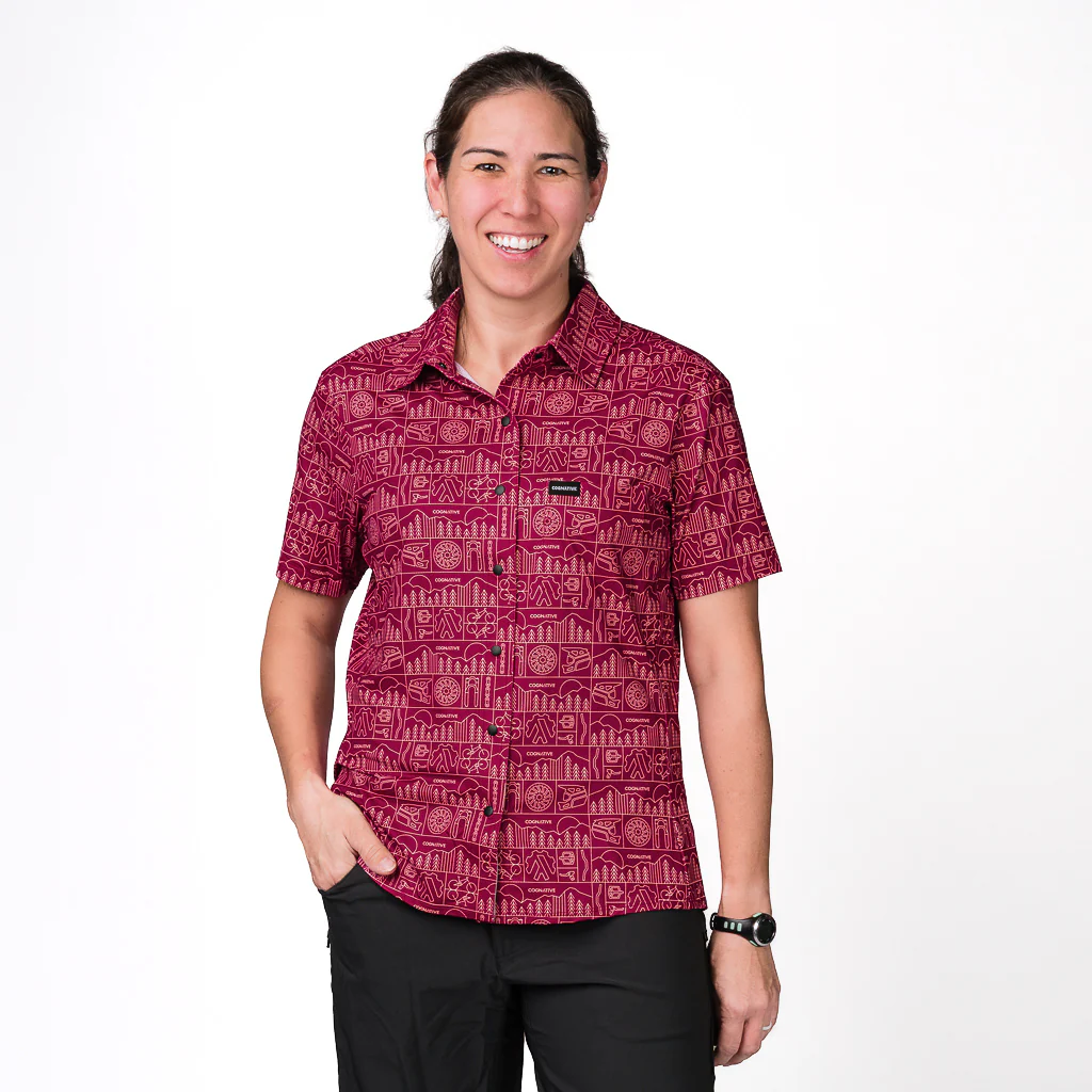 Women's Short Sleeve Catalyst Button-Down Shirt - Image 18