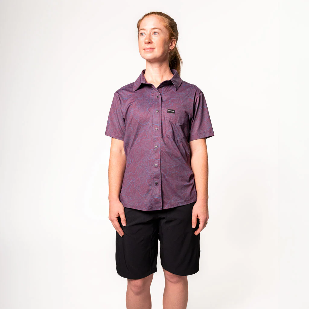 Women's Short Sleeve Catalyst Button-Down Shirt | SALE - Image 11