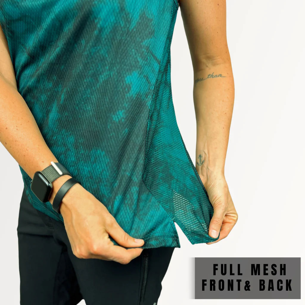 Women's Tech Tank Top Jersey - Abstract - Image 3